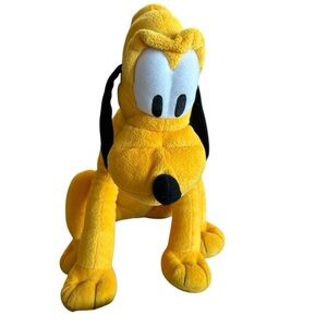 Disney Pluto Stuffed Animal - Yellow and Black
